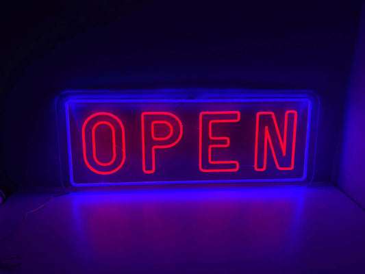 Open Neon Sign - The Art Neon