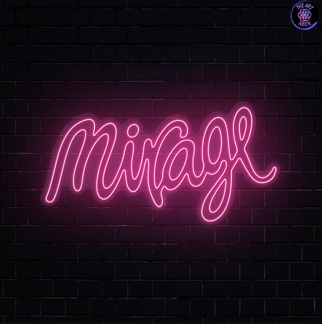 Aggiornamento insegna LED neon Mirage. Supplemento modifica