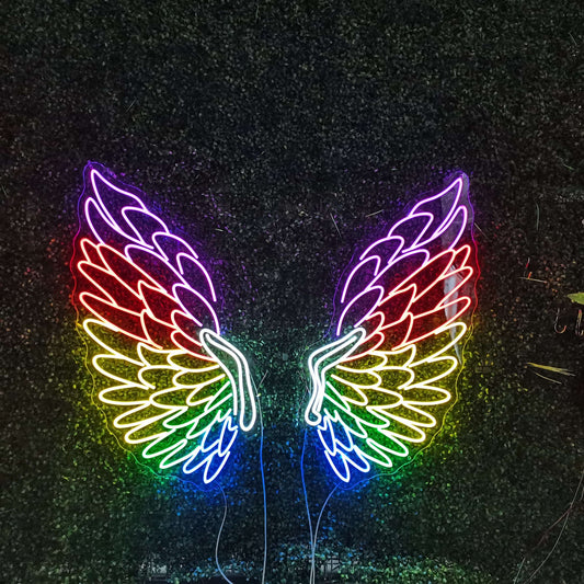 Wings Neon Sign - The Art Neon