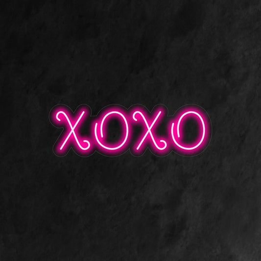 "XOXO Neon Sign" is a romantic and affectionate addition to your interior. A neon light that symbolizes hugs and kisses, creating a loving atmosphere.
