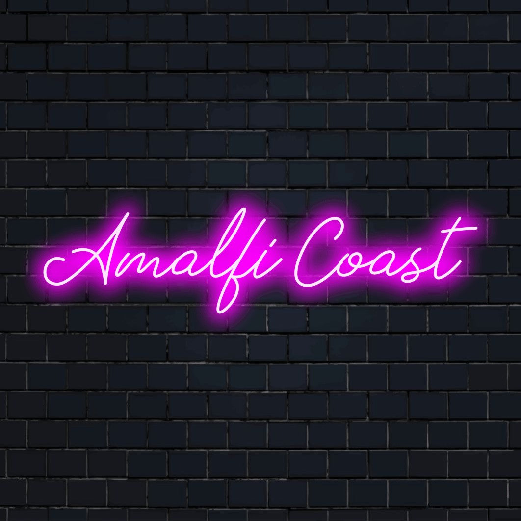 Amalfi Coast Neon Sign | Custom Neon – The Art Neon