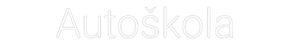Custom Neon: Autoškola