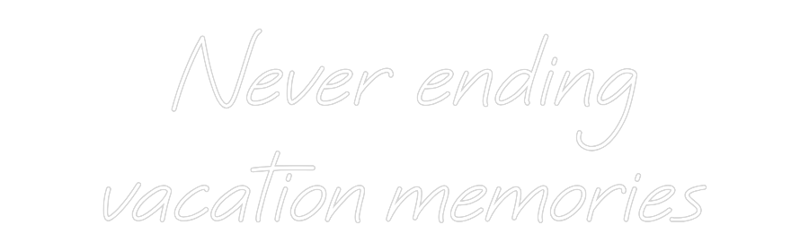 Vlastný neón: Nekonečný ...