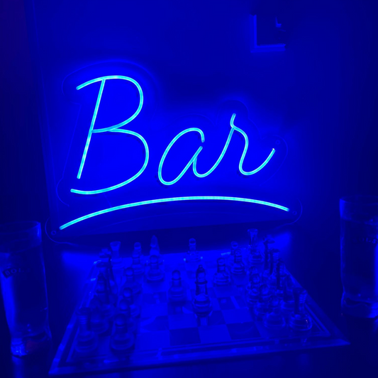 Bar enseigne au néon