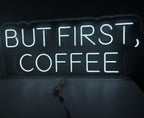 Ma prima, insegna al neon del caffè - The Art Neon