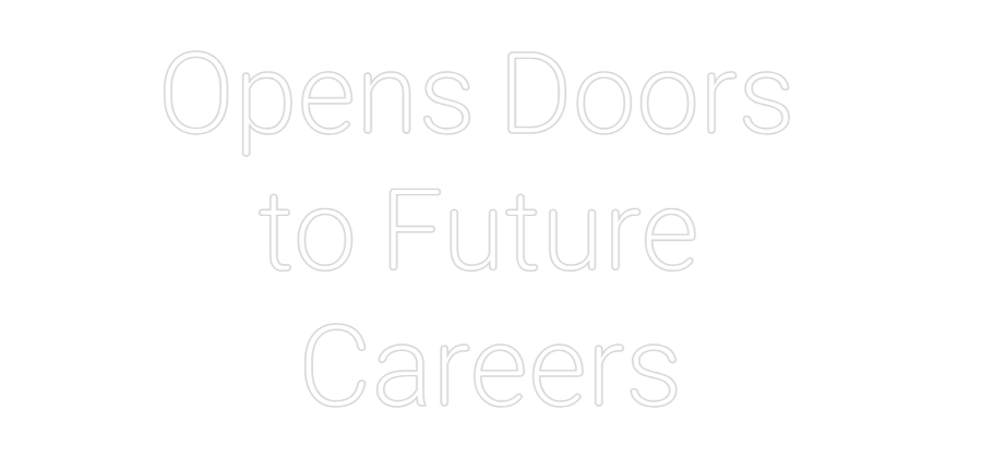 Mukautettu led neon: Opens Doors ...