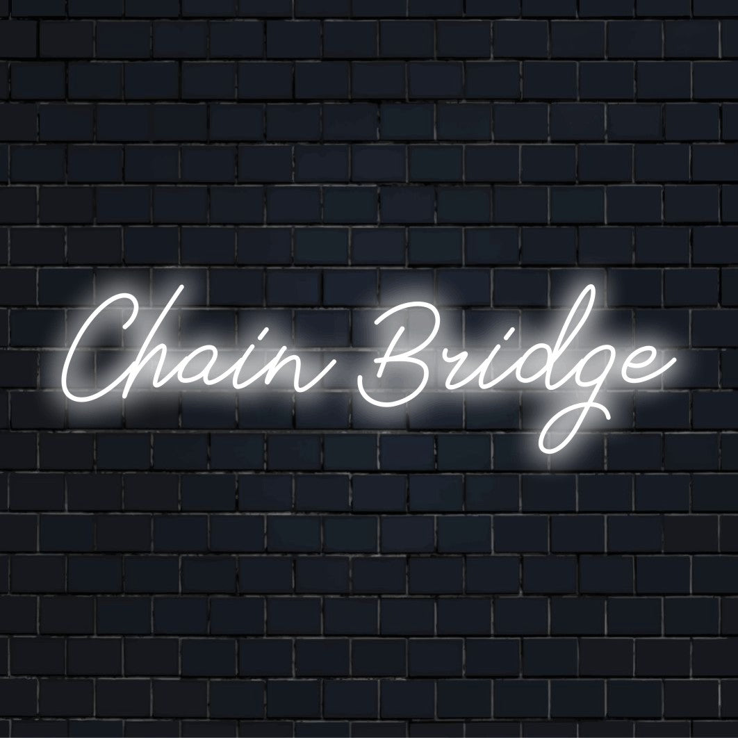 Chain Bridge Neon Sign | Custom Light – The Art Neon