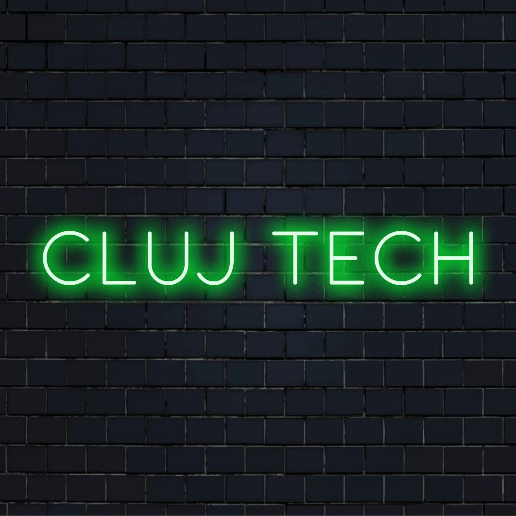 Cluj Tech LED Neon Sign | Custom Style – The Art Neon