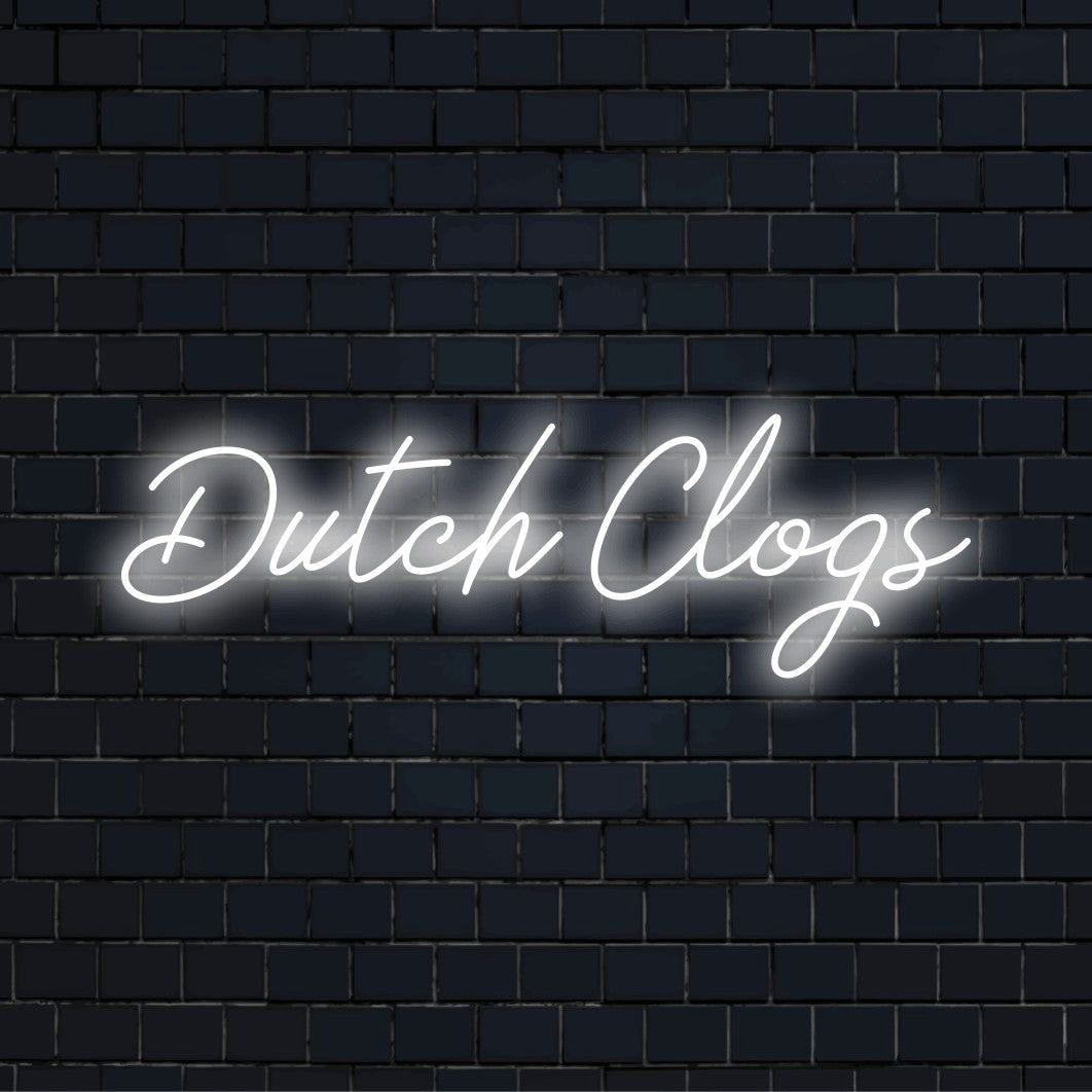 Clogs Sign Dutch Clogs Neon Sign | Custom Neon – The Art Neon