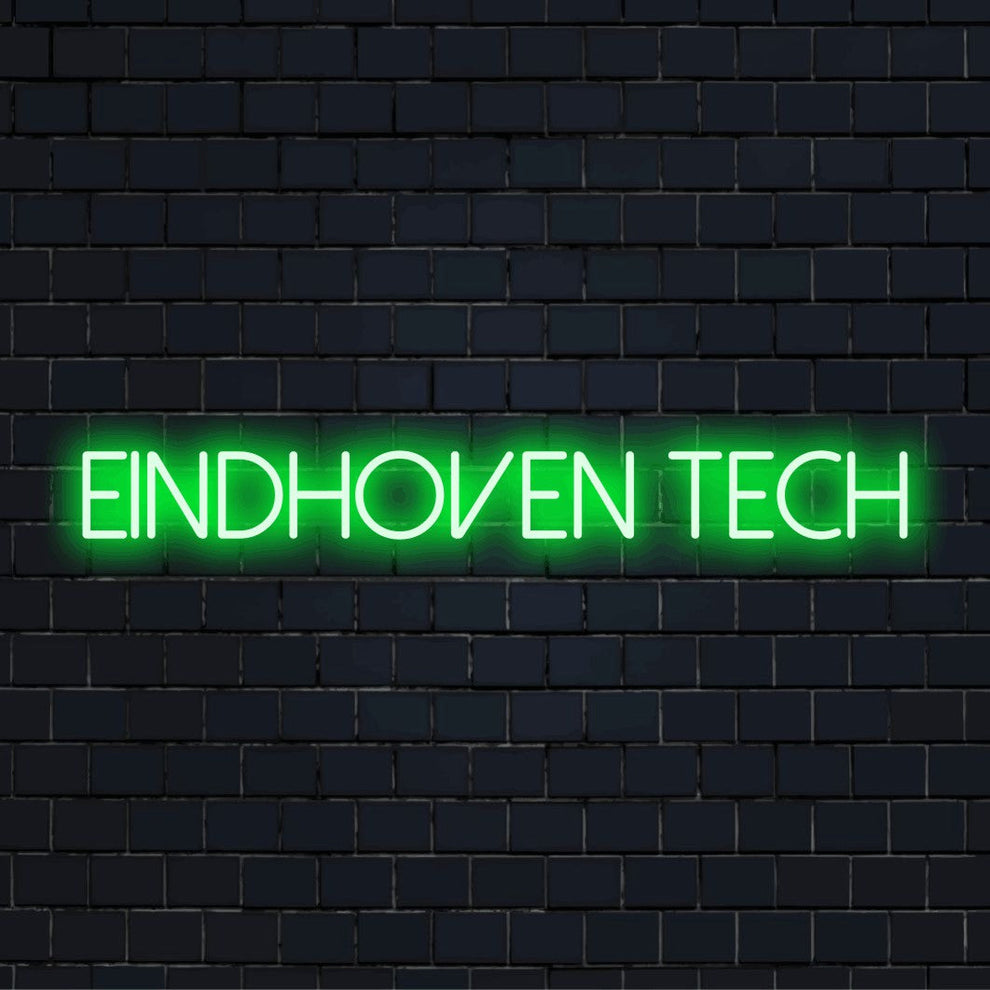 LED neonový nápis Einhoven Tech | Vlastní styl – The Art Neon