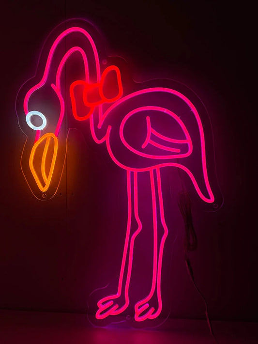 Cute Flamingo Neon Sign - The Art Neon
