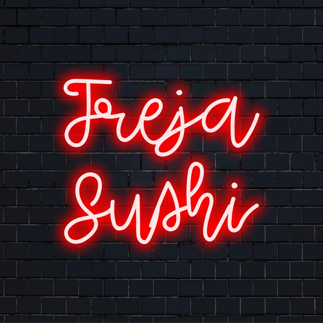 Freja Signs Letrero de neón LED personalizado de Freja Sushi | Neón personalizado ...