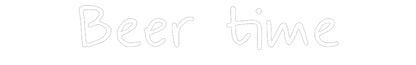 Neon po meri: Čas za pivo