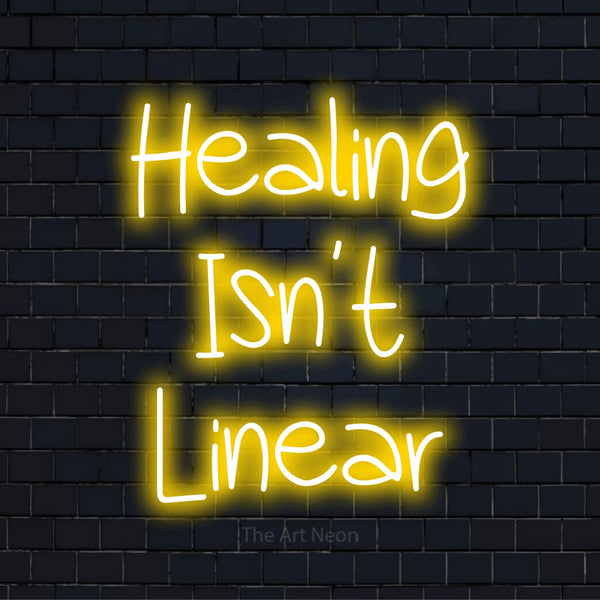 Healing Isn’t Linear LED Neon Sign | The Art Neon