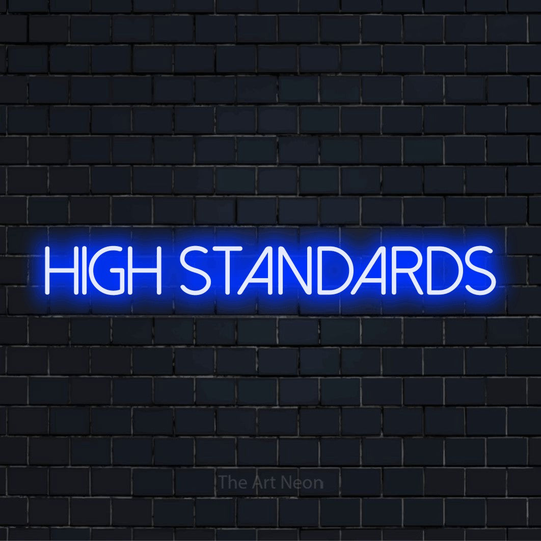 Led Neon Signs Standard High Standards LED Neon Sign | Modern Wall Art – The Art Neon