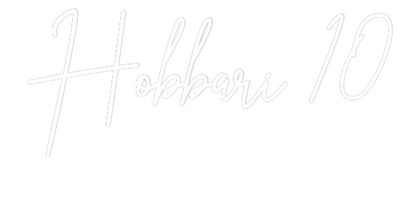 Räätälöity neonkyltin: Hobbari 10