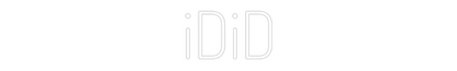 Räätälöity neonkyltin: iDiD