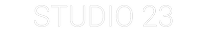 Custom Neon: STUDIO 23