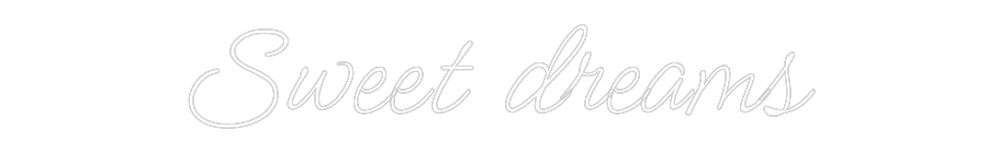 Neoninis ženklas su užrašu „Saldūs sapnai“