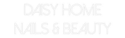 Individuelles Neon: DAISY HOME 
...