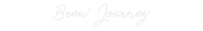 Letreiro de néon personalizado: Brew Journey 