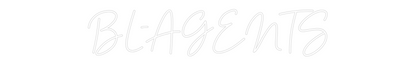 Enseigne au neon personalisée: BL-AGENTS
