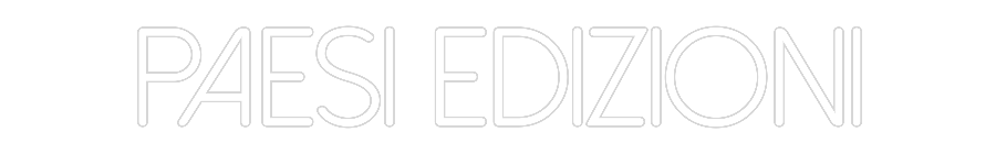 Персонализиран неонов знак: Paesi Edizioni