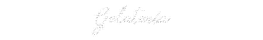 Vlastný neónový nápis: Gelateria