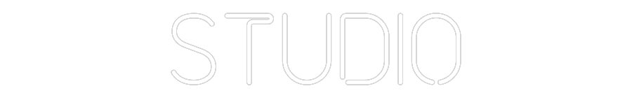 Räätälöity neonkyltin: STUDIO