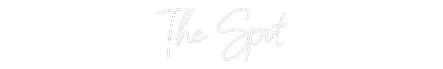 Prilagođeni neonski natpis: The Spot