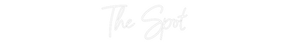 Prilagođeni neonski natpis: The Spot
