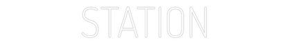 Individuelles Neon: STATION