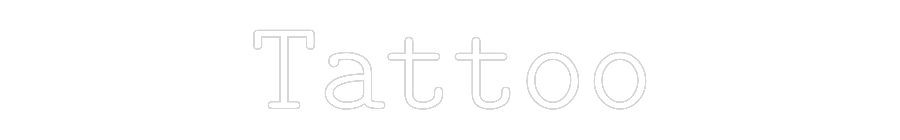 Neon po meri: Tetovaža