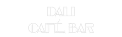 Προσαρμοσμένη Νέον Πινακίδα: DALI 
Café B...