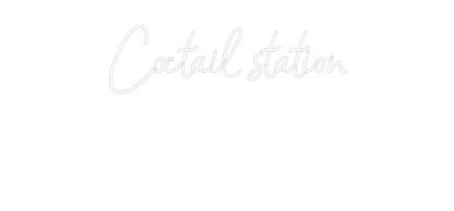 Neon po meri: Statična koktajl ...