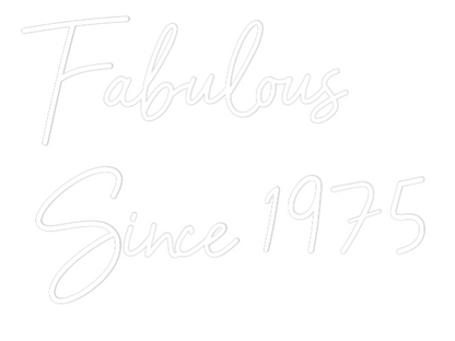 Räätälöity neonkyltin: Fabulous 
Si...