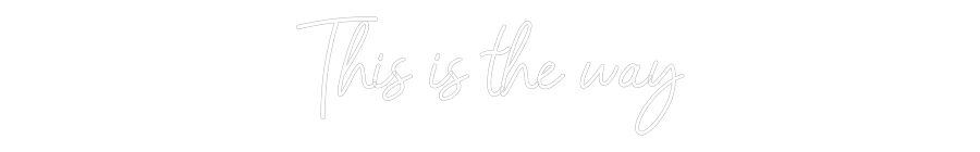 Mukautettu led neon: This is the w...