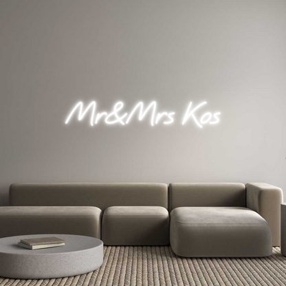 Neon po meri: Mr&amp;Mrs Kos