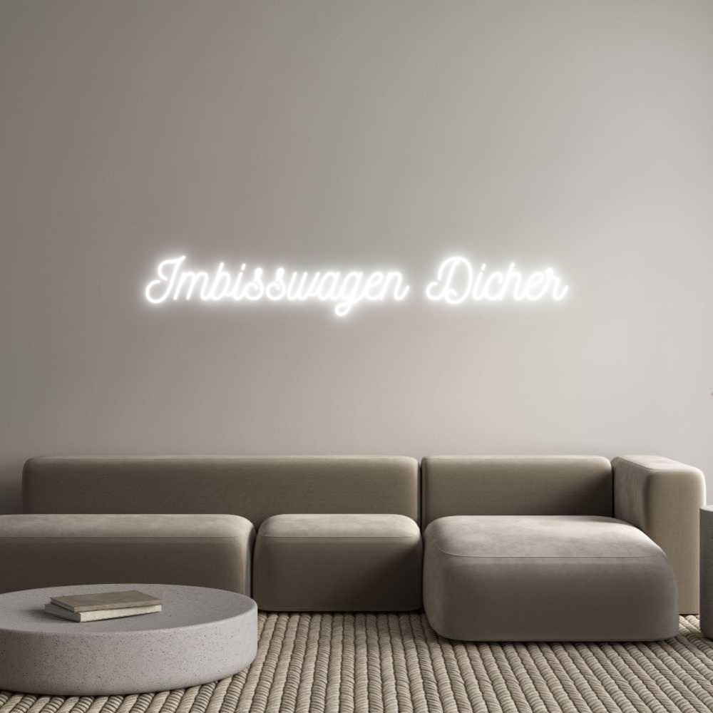 Semn Neon Personalizat: Imbisswagen D...