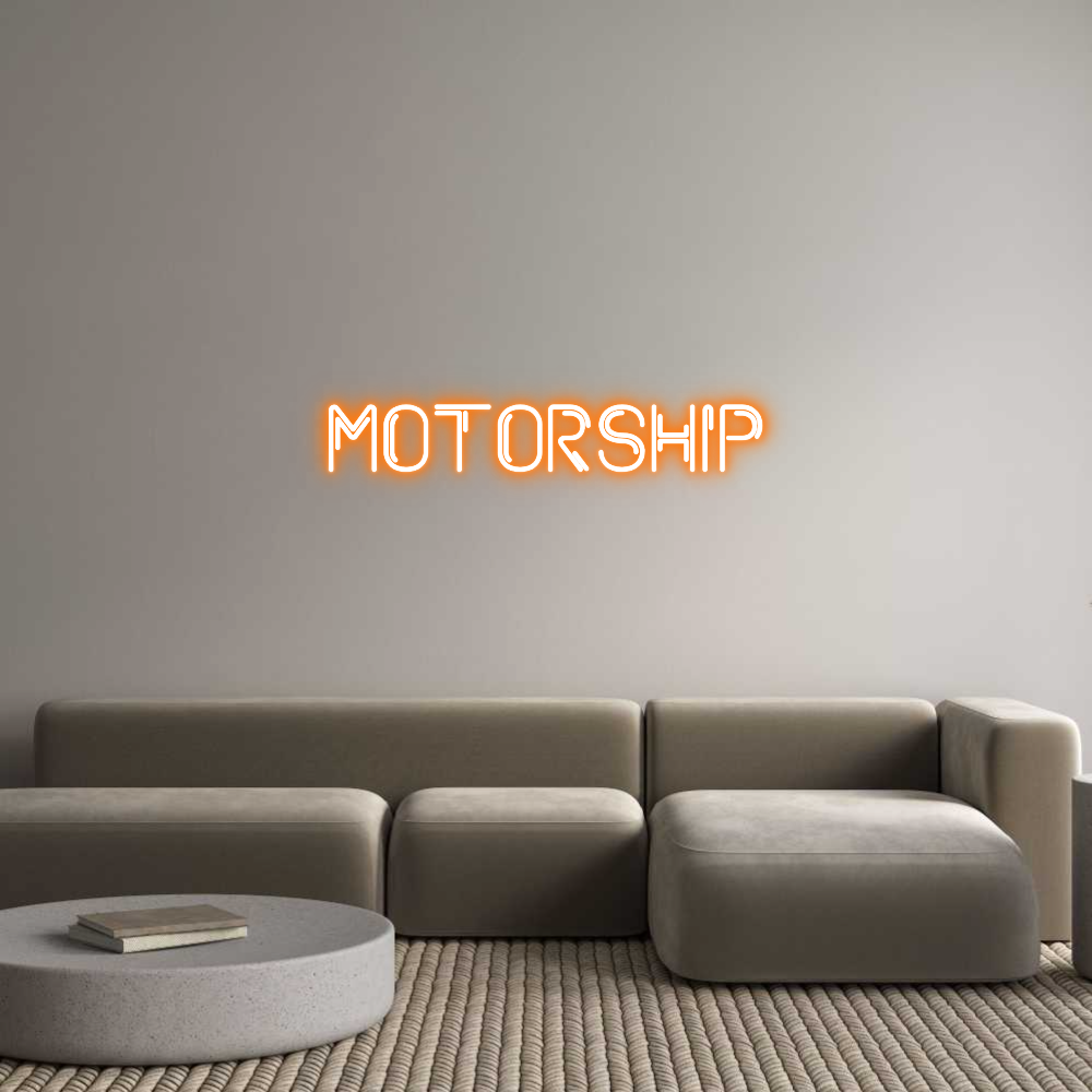 Semn Neon Personalizat: Motorship