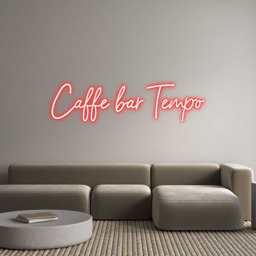 Custom Neon: Caffe bar Tempo