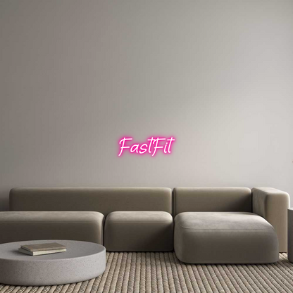 Custom Neon Sign: FastFit 