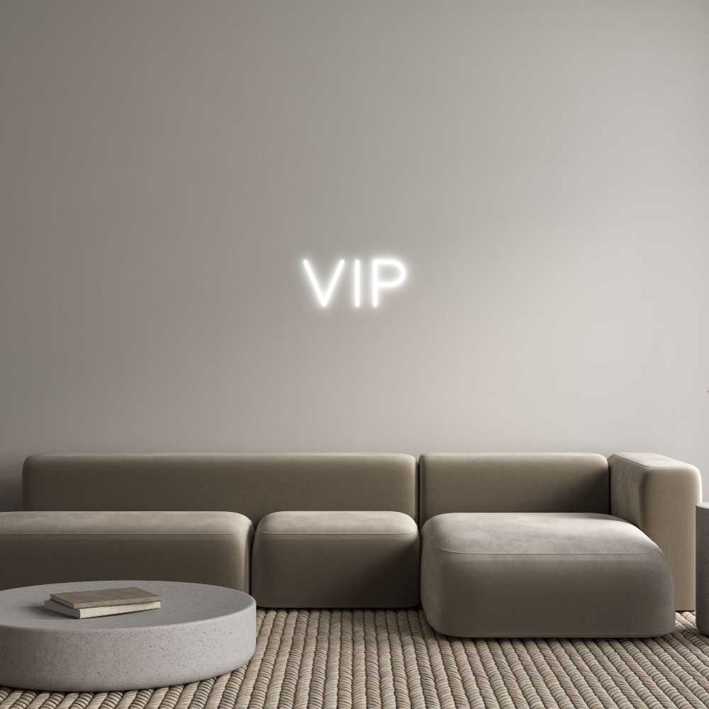 Letrero de Neón Personalizado: vip