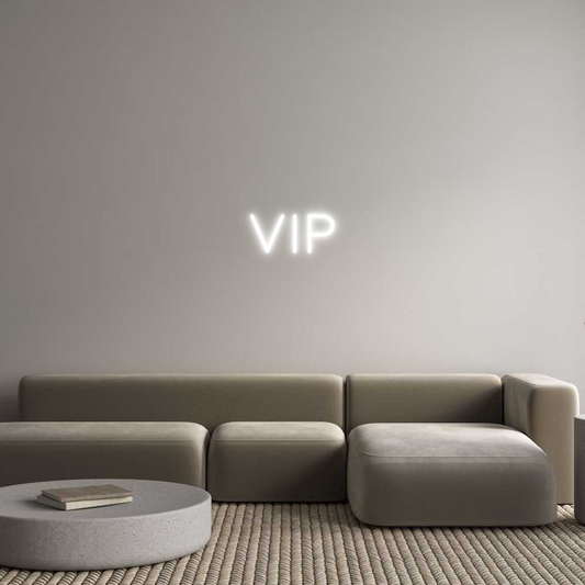 Letrero de Neón Personalizado: vip