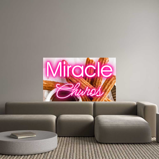 Custom Neon Sign: Miracle 
Chu...