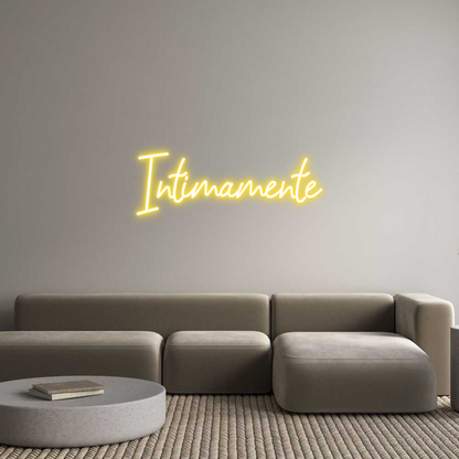 Custom Neon Sign: Intimamente 