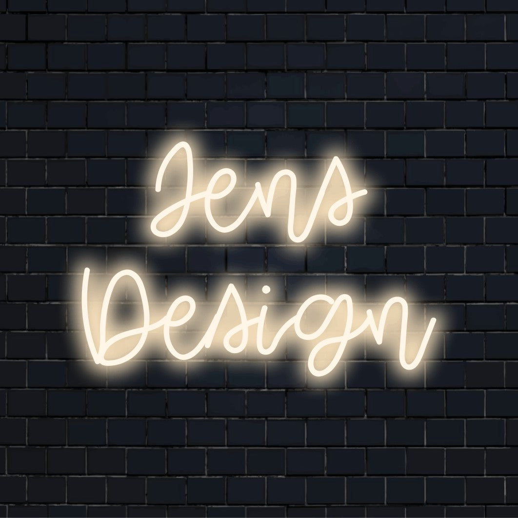 Jens Design Custom Name Neon Sign | Custom Light – The Art Neon