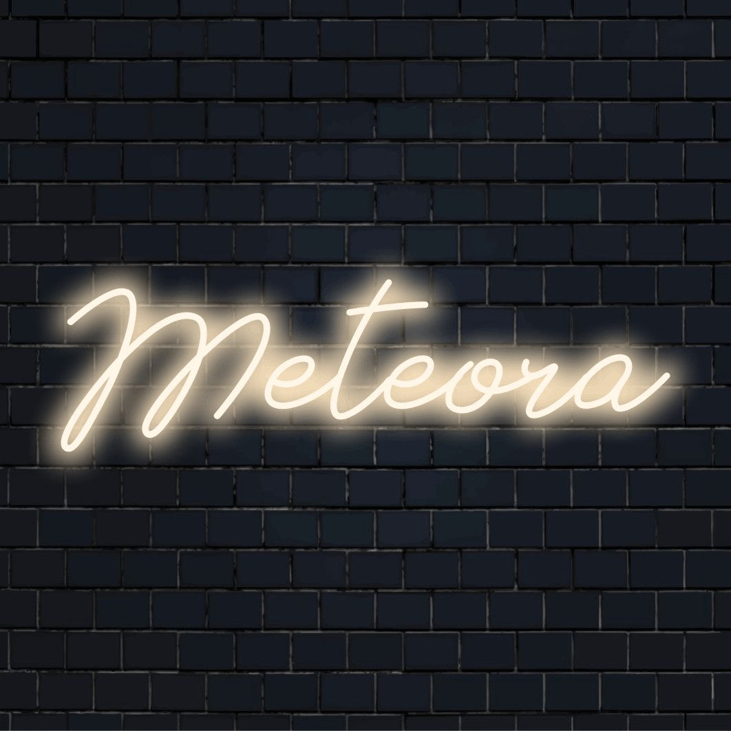 Meteora LED Neon Sign | Light Sign – The Art Neon