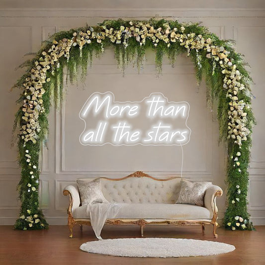 More Than All The Stars LED Neon Sign - The Art Neon