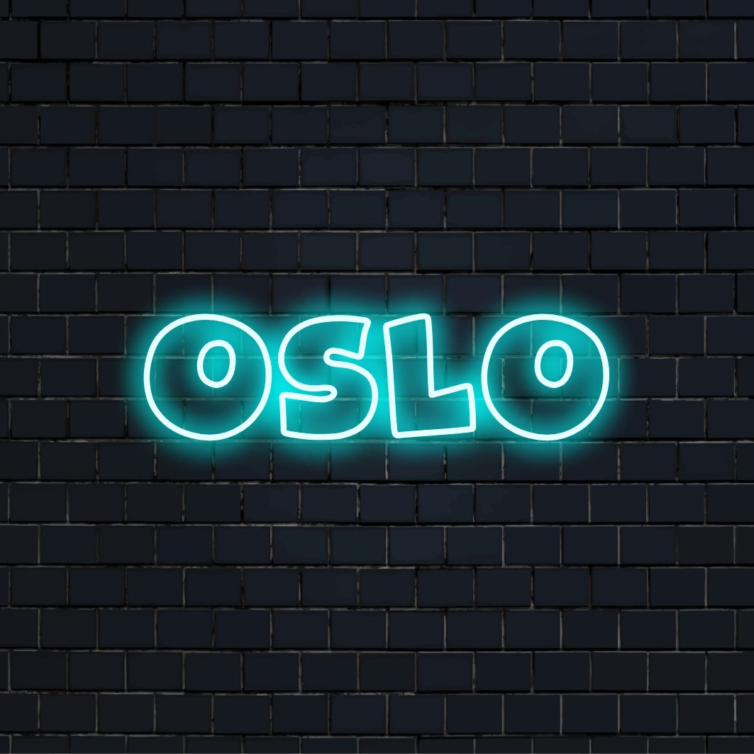 Oslo Neon Light | Neon Sign – The Art Neon